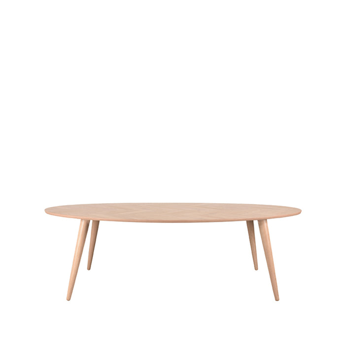 LABEL51 Eettafel Eetkamertafel Ines Naturel Eiken 240 cm Ovaal-Eettafels-LABEL51
