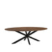 LABEL51 Eettafel Eetkamertafel James Nature Smooth Mangohout 240 cm Ovaal-Eettafels-LABEL51