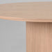 LABEL51 Eettafel Eetkamertafel Oliva Naturel Eiken 130 cm Rond-Eetkamertafels-LABEL51