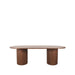LABEL51 Eettafel Eetkamertafel Oliva Walnoot Eiken 240 cm 240x120x75 cm-Eettafels-LABEL51
