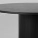 LABEL51 Eettafel Eetkamertafel Oliva Zwart Eiken 130 cm Rond-Eettafels-LABEL51