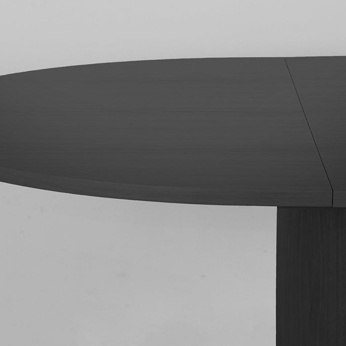 LABEL51 Eettafel Eetkamertafel Oliva Zwart Eiken 150-200 cm Uitschuifbaar-Eetkamertafels-LABEL51