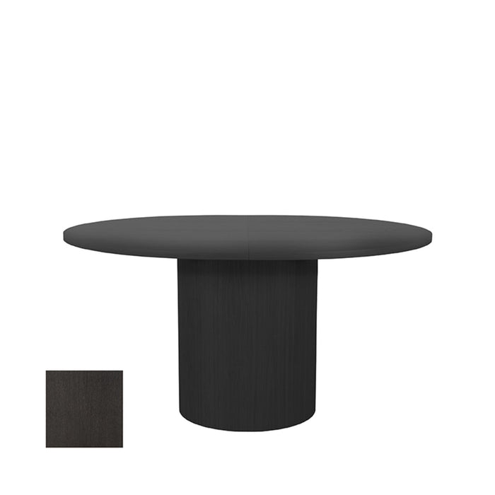 LABEL51 Eettafel Eetkamertafel Oliva Zwart Eiken 150-200 cm Uitschuifbaar-Eetkamertafels-LABEL51