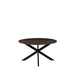 LABEL51 Eettafel Eetkamertafel Otis Espresso Mangohout 130 cm Rond-Eettafels-LABEL51