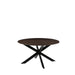 LABEL51 Eettafel Eetkamertafel Otis Espresso Mangohout 140 cm Rond-Eetkamertafels-LABEL51