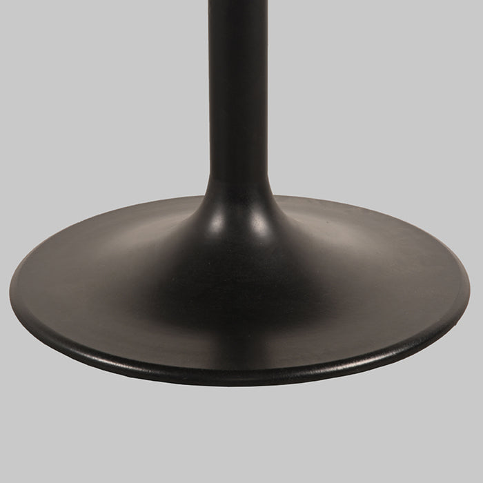LABEL51 Dining Table Dining Room Table Otto Black Mango Wood 130 cm Round