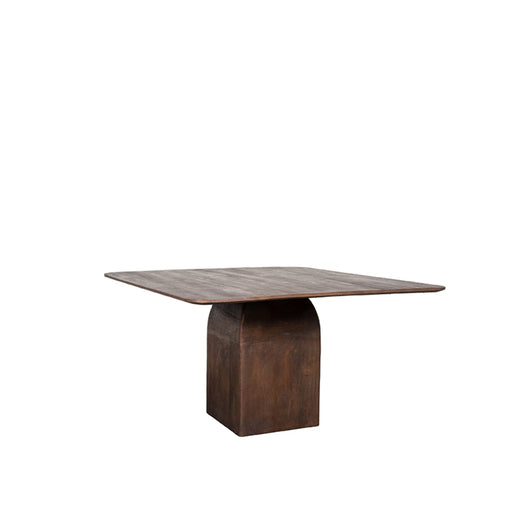 LABEL51 Eettafel Ingo Espresso Mangohout 140x140x76 cm-Eetkamertafels-LABEL51