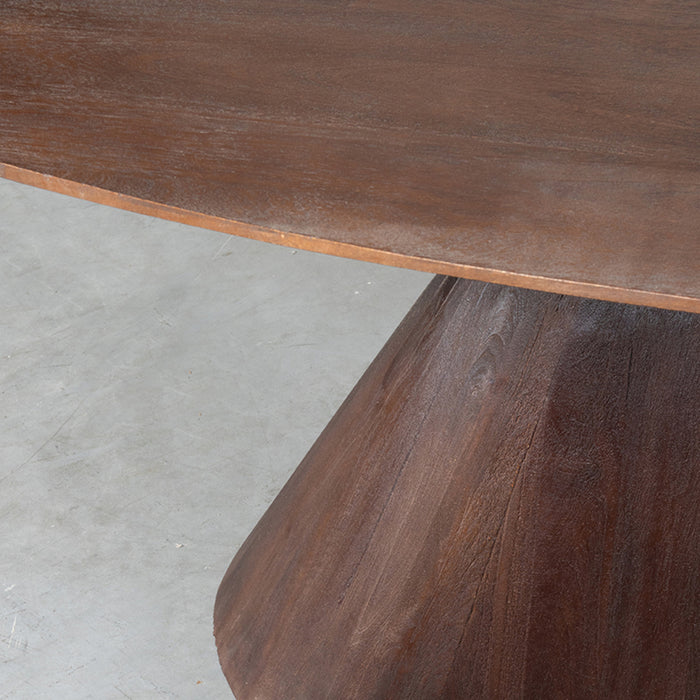 LABEL51 Eettafel Jagger Espresso mangohout 200x110x76 cm