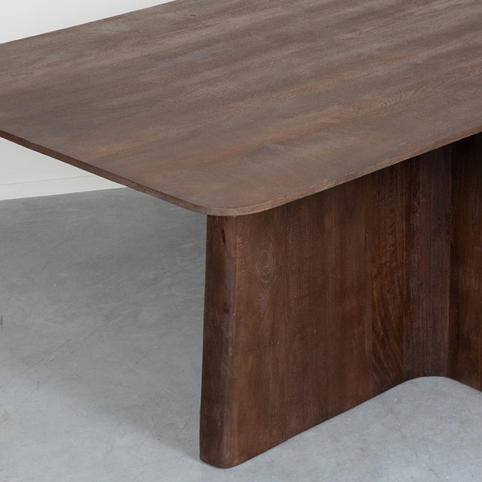 LABEL51 Dining Table Scott - Espresso - Mango wood - 200 cm