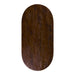 LABEL51 Eettafel Tafelblad Halve Cirkel Mangohout Espresso 220x100-Ovale tafelbladen-LABEL51