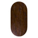 LABEL51 Eettafel Tafelblad Halve Cirkel Mangohout Espresso 24x100-Ovale tafelbladen-LABEL51