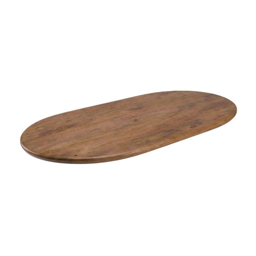 LABEL51 Eettafel Tafelblad Halve Cirkel Mangohout Nature Smooth 200x100-Tafelbladen-LABEL51