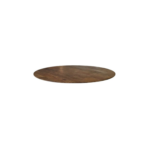 LABEL51 Eettafel Tafelblad Sloppy Edge Mangohout Espresso 110x110x3 cm-Tafelbladen-LABEL51