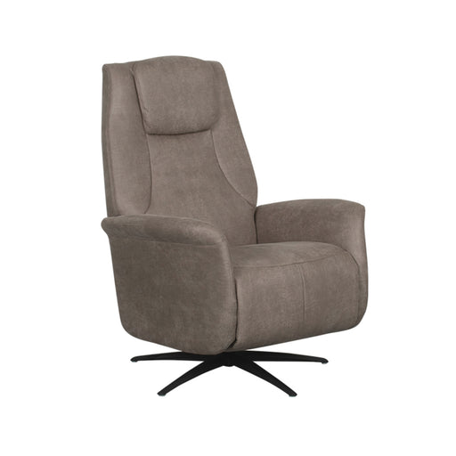 LABEL51 Elektrische Fauteuil Stockholm - Taupe - Micro Suede - Draaibaar-Fauteuils-LABEL51