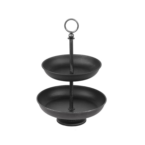 LABEL51 Etagere Antiek Zwart Metaal 26x26x38 cm-Dienbladen-LABEL51