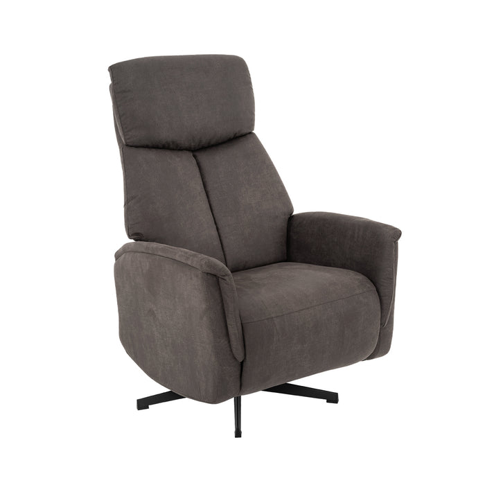 LABEL51 Fauteuil Aarhus - Antraciet - Kunstleder - 2-Motorig-Fauteuils-LABEL51