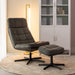 LABEL51 Fauteuil Alvar - Antraciet - Velvet - Incl. Hocker-Fauteuils-LABEL51