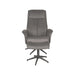 LABEL51 Fauteuil Bergen - Naturel - Velvet - Incl. Hocker-Fauteuils-LABEL51