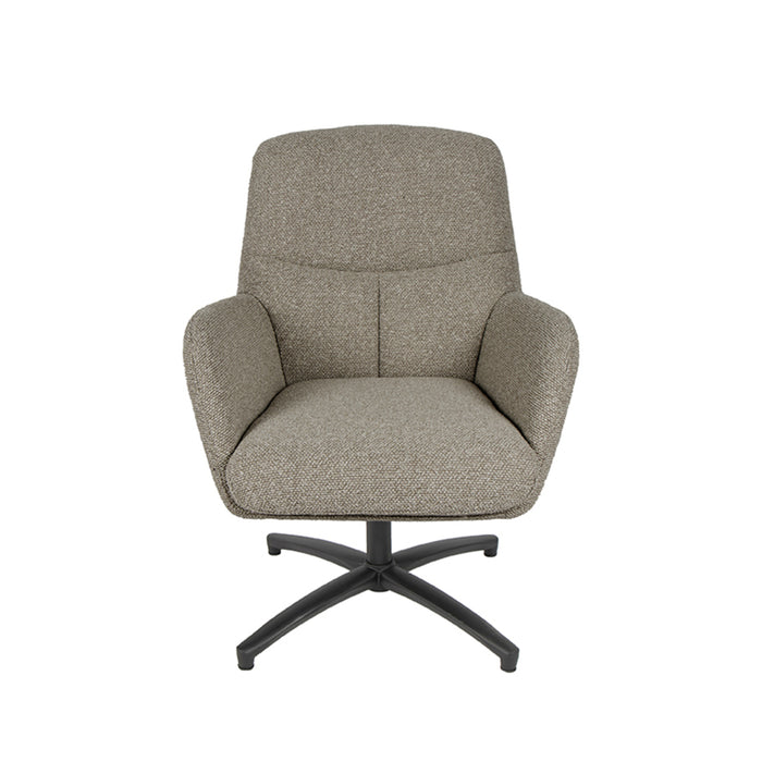 LABEL51 Fauteuil Chill Zone - Truffel grijs - Boucle - Draibaar-Fauteuils-LABEL51