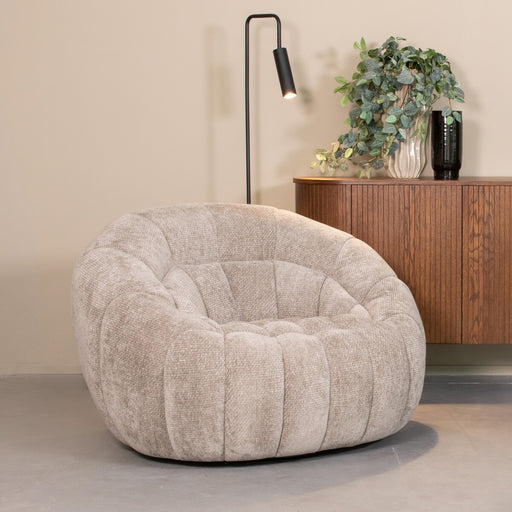 LABEL51 Fauteuil Cloud - Stone - Chenille - 1-Zits-Fauteuils-LABEL51