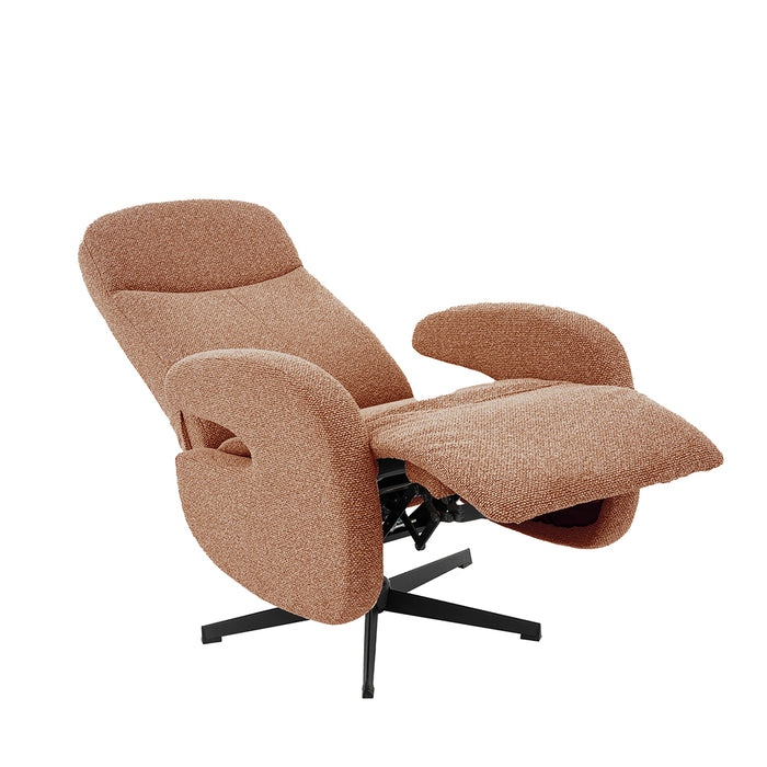 LABEL51 Fauteuil Esbjerg Bouclé Antraciet Draaibaar-Fauteuils-LABEL51