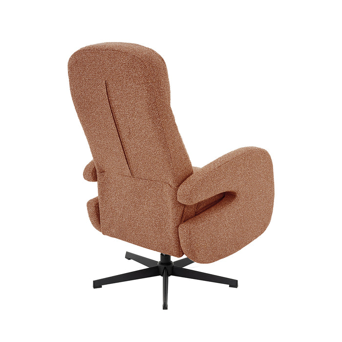 LABEL51 Fauteuil Esbjerg Bouclé Antraciet Draaibaar-Fauteuils-LABEL51