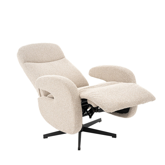 LABEL51 Fauteuil Esjberg - Taupe - Boucle - Manueel Verstelbaar-Fauteuils-LABEL51