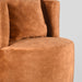 LABEL51 Fauteuil Evy Oker Velours 65x65x75 cm-Fauteuils-LABEL51