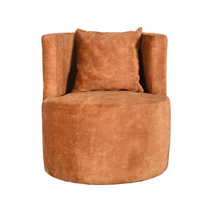 LABEL51 Fauteuil Evy - Oker - Velvet - 65 cm-Fauteuils-LABEL51