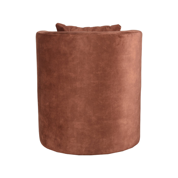LABEL51 Fauteuil Evy - Rust - Velvet - 65 cm-Fauteuils-LABEL51