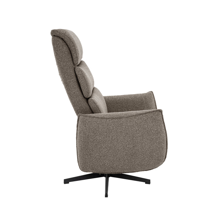 LABEL51 Fauteuil Goteborg - Mushroom - Boucle - 2-Motorig-Fauteuils-LABEL51