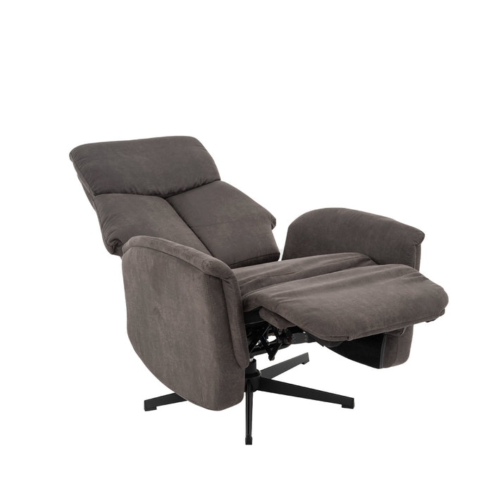 Fauteuil Helsinki - Taupe - Kunstleder - Manueel Verstelbaar-Fauteuils-LABEL51