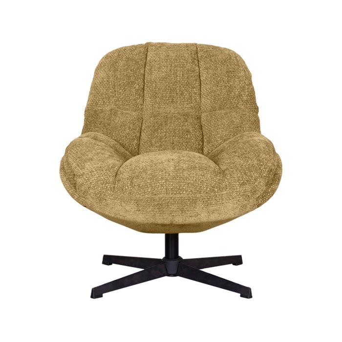 LABEL51 Fauteuil Huxley Brass Chenille - 76x86x92 cm-Fauteuils-LABEL51