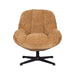 LABEL51 Fauteuil Huxley Cognac Chenille - 76x86x92 cm-Fauteuils-LABEL51
