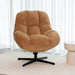 LABEL51 Fauteuil Huxley Cognac Chenille - 76x86x92 cm-Fauteuils-LABEL51