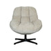 LABEL51 Fauteuil Huxley Mushroom Chenille - 76x86x92 cm-Fauteuils-LABEL51