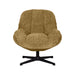 LABEL51 Fauteuil Huxley Mustard Chenille - 76x86x92 cm-Fauteuils-LABEL51
