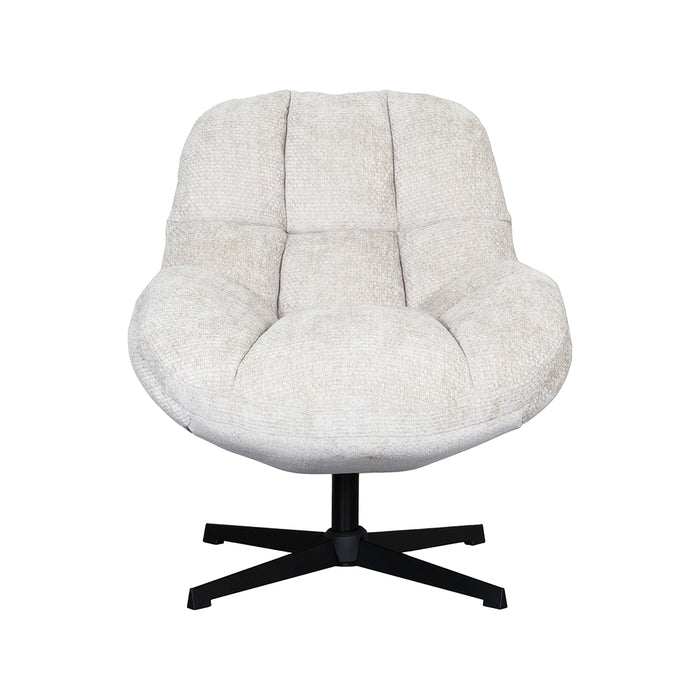 LABEL51 Fauteuil Huxley - Naturel - Chenille - One size-Fauteuils-LABEL51