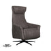 LABEL51 Fauteuil Lund - Antraciet - Kunstleder - 2-Motorig - Met-Fauteuils-LABEL51