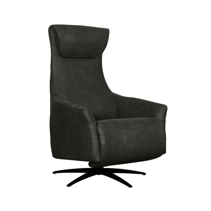LABEL51 Fauteuil Lund - Antraciet - Micro Suede - One Size-Fauteuils-LABEL51
