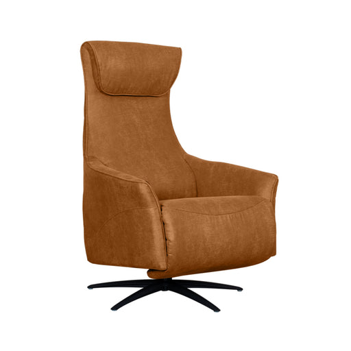 LABEL51 Fauteuil Lund - Cognac - Micro Suede - One Size-Fauteuils-LABEL51