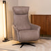 LABEL51 Fauteuil Lund Taupe Kunstleder 2-Motorig Met 74x83x112 cm-Fauteuils-LABEL51