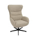 LABEL51 Fauteuil Malmo - Naturel - Boucle - Incl. Hocker-Poefs-LABEL51