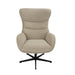 LABEL51 Fauteuil Malmo - Naturel - Boucle - Incl. Hocker-Poefs-LABEL51