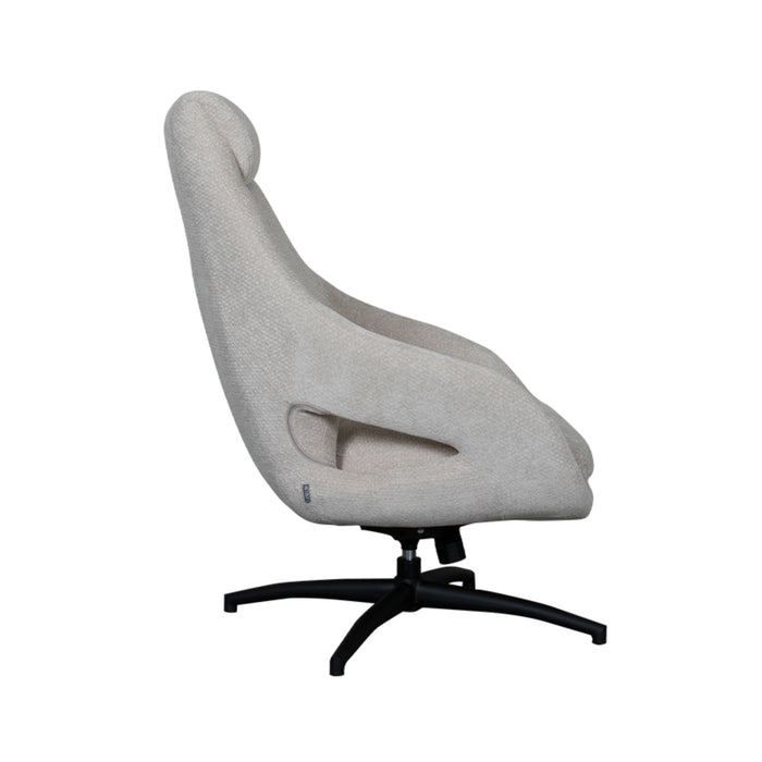 LABEL51 Fauteuil Maxwell - Naturel - Chenille - One Size-Fauteuils-LABEL51