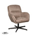 LABEL51 Fauteuil Moss Taupe Kunstleder - 70x77x90 cm-Fauteuils-LABEL51