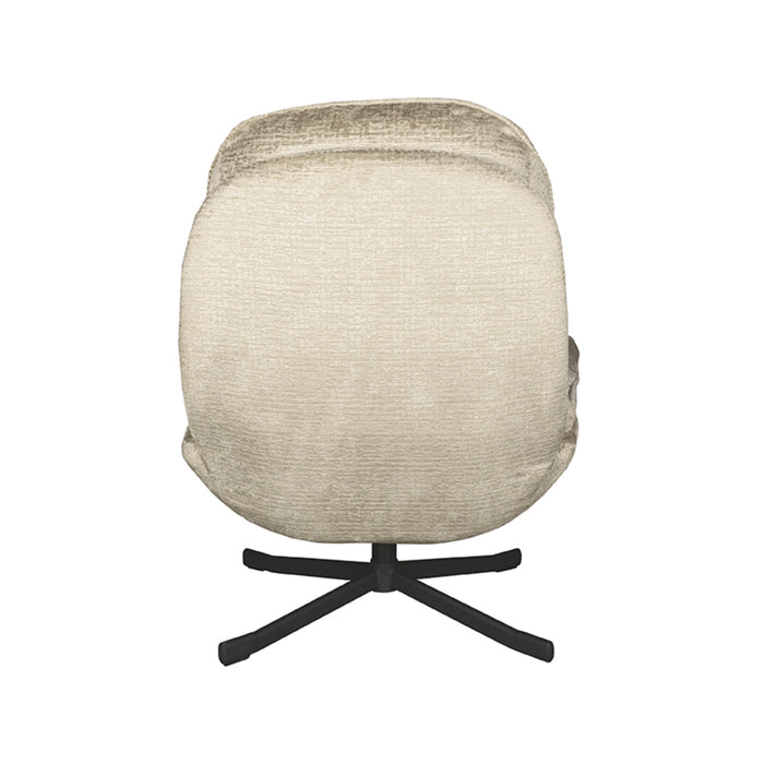 LABEL51 Fauteuil Noel Beige Chenille - 76x90x100 cm-Fauteuils-LABEL51