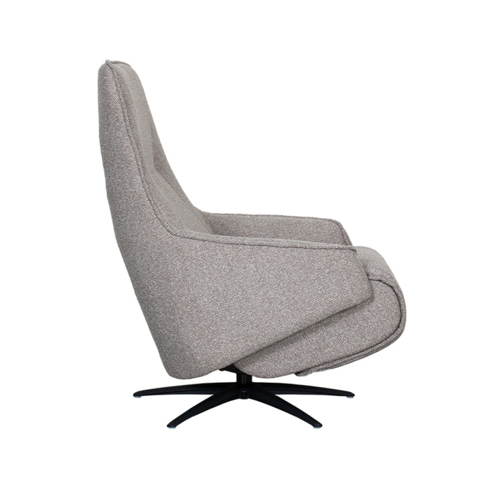 LABEL51 Fauteuil Odense Mushroom boucle 2-motorig 68x87x110 cm