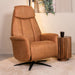 LABEL51 Fauteuil Oslo Cognac Kunstleder 1-Motorig 79x87x112 cm-Fauteuils-LABEL51