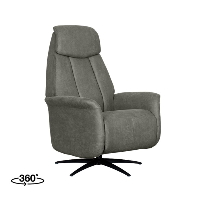 LABEL51 Fauteuil Oslo - Taupe - Kunstleder - 1-Motorig-Fauteuils-LABEL51